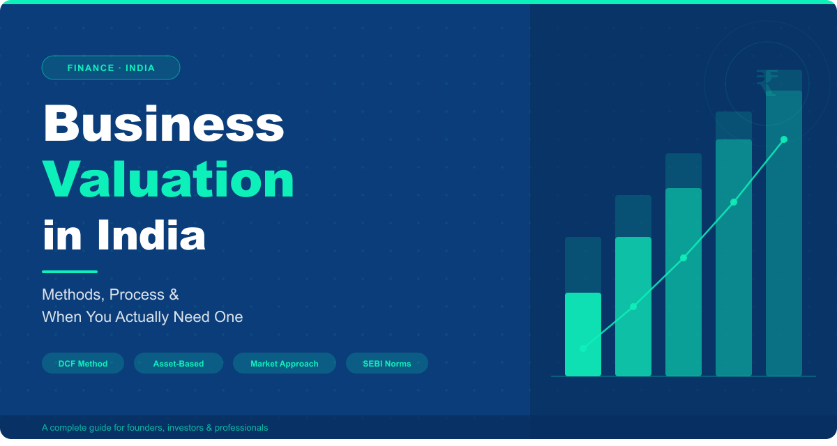 Business Valuation in India: Methods, Process & When You Actually Need One