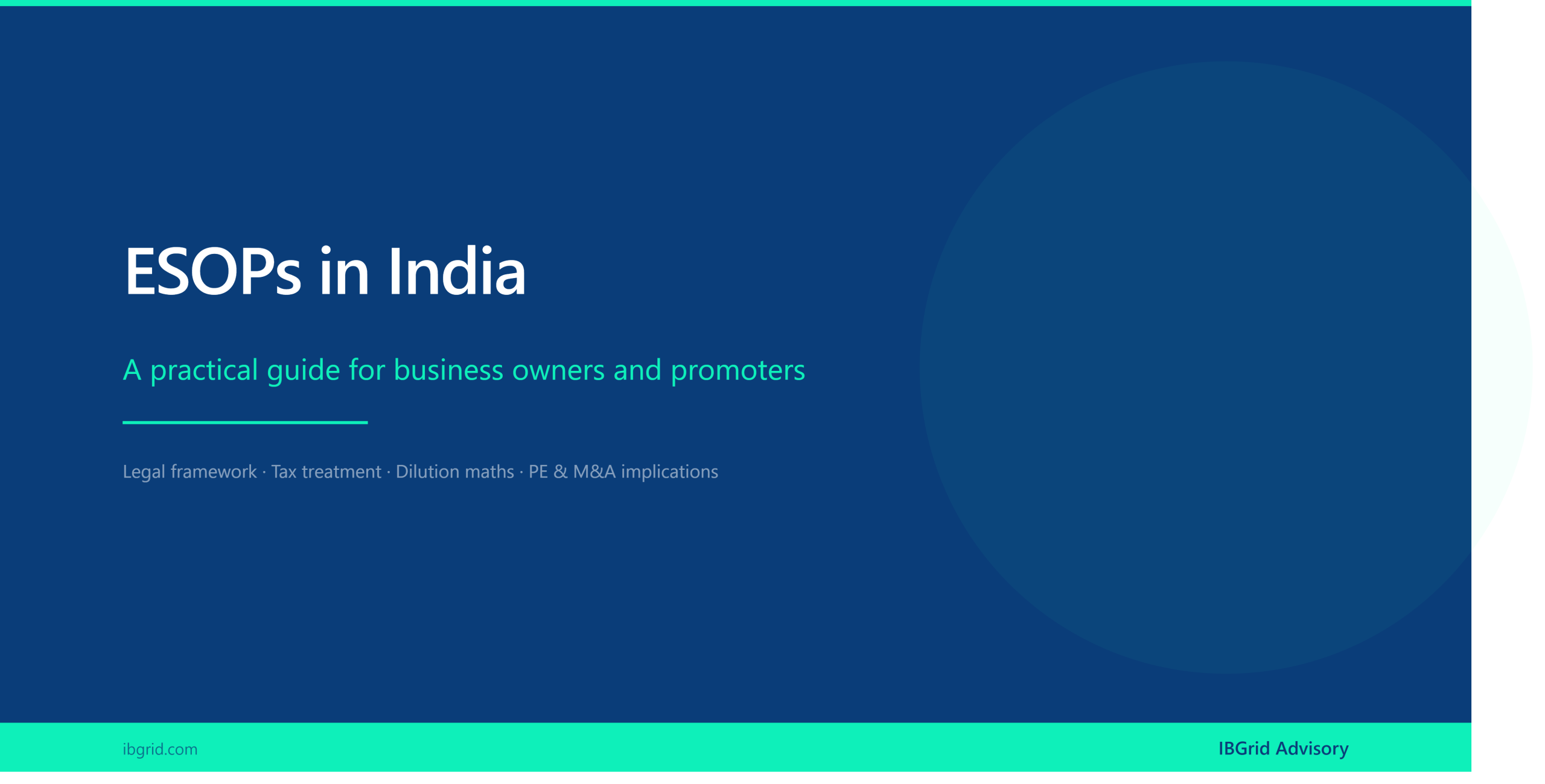 ESOPs in India A Practical Guide for Business Owners and Promoters