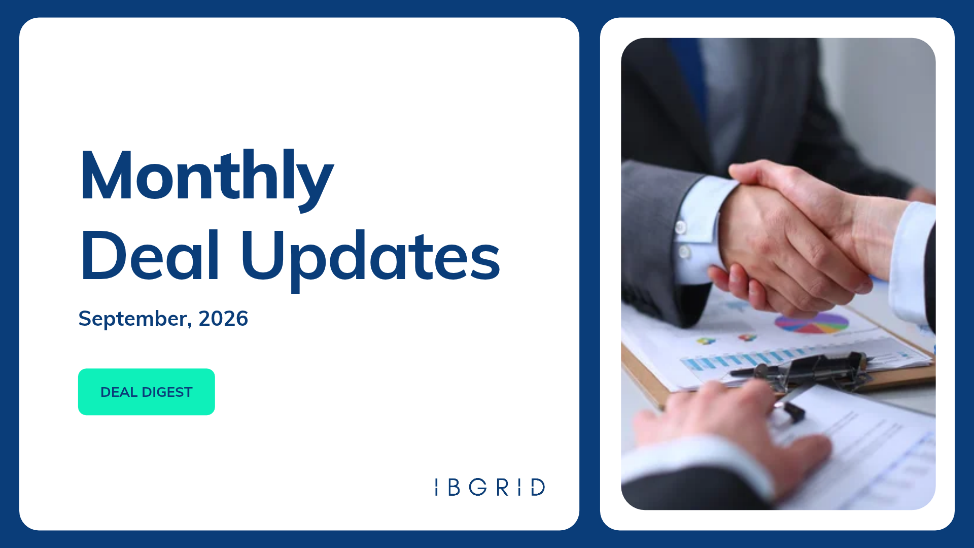 Monthly deal update : September 2026